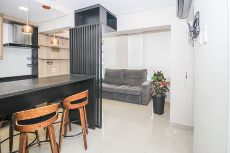 Sala de apartamento para alugar com 1 quarto, 35m² em Água Branca, São Paulo