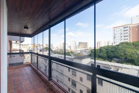 Varanda da Sala de apartamento à venda com 2 quartos, 90m² em Menino Deus, Porto Alegre