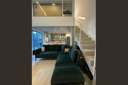 Sala de apartamento para alugar com 1 quarto, 97m² em Moema, São Paulo