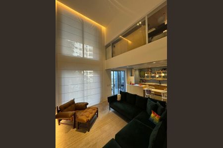 Sala de apartamento para alugar com 1 quarto, 97m² em Moema, São Paulo