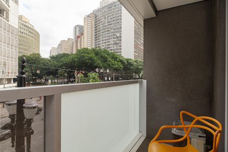 Varanda do Quarto de kitnet/studio à venda com 1 quarto, 22m² em Consolação, São Paulo