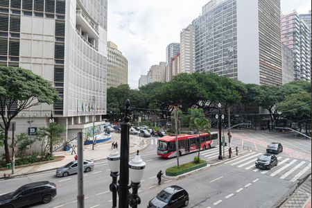 Vista da Varanda do Quarto de kitnet/studio à venda com 1 quarto, 22m² em Consolação, São Paulo