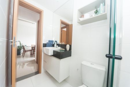 Apartamento à venda com 55m², 2 quartos e 2 vagas Apartamento à venda com 55m², 2 quartos e 2 vagasBanheiro Social