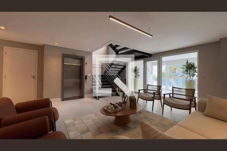 Studio para alugar com 32m², 0 quarto e 1 vaga Studio para alugar com 32m², 0 quarto e 1 vagaHall social