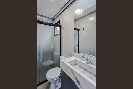 Banheiro de kitnet/studio para alugar com 1 quarto, 26m² em Vila Mariana, São Paulo