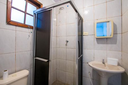 Banheiro de casa para alugar com 1 quarto, 38m² em Jardim Guarará, Santo André