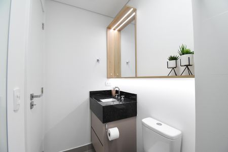 Studio para alugar com 19m², 1 quarto e sem vagaBanheiro do Studio