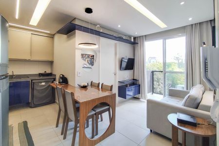 Sala de apartamento para alugar com 1 quarto, 39m² em Santo Amaro, São Paulo