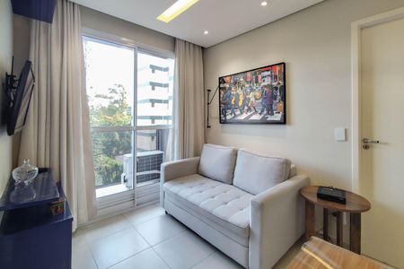 Sala de apartamento para alugar com 1 quarto, 39m² em Santo Amaro, São Paulo