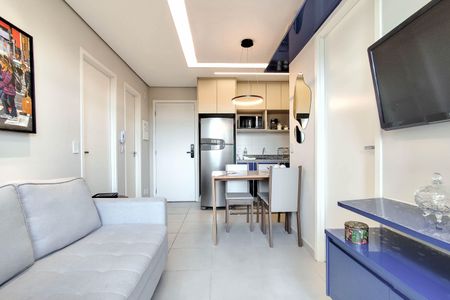 Sala de apartamento para alugar com 1 quarto, 39m² em Santo Amaro, São Paulo