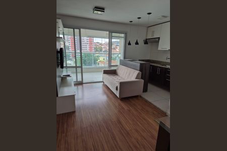Sala de apartamento para alugar com 1 quarto, 43m² em Campo Belo, São Paulo
