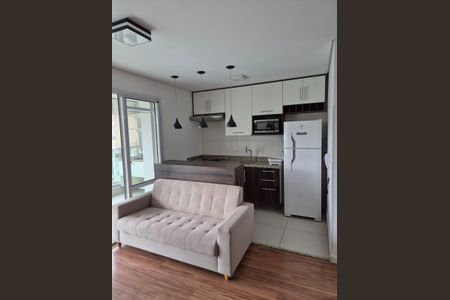 Sala de apartamento para alugar com 1 quarto, 43m² em Campo Belo, São Paulo