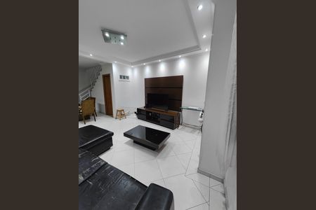Sala de casa à venda com 3 quartos, 180m² em Vila Santo Alberto, Santo André