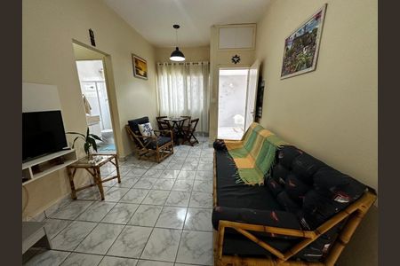 Sala de casa para alugar com 2 quartos, 136m² em Vila Caiçara, Praia Grande