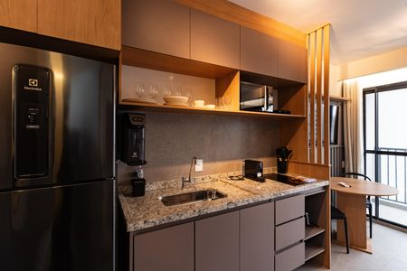Studio à venda com 26m², 1 quarto e sem vaga Studio à venda com 26m², 1 quarto e sem vagaCozinha