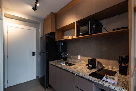 Studio à venda com 26m², 1 quarto e sem vaga Studio à venda com 26m², 1 quarto e sem vagaCozinha