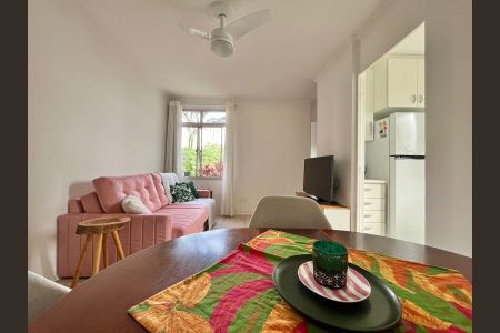 Sala de apartamento para alugar com 2 quartos, 55m² em Jardim Miranda, Campinas