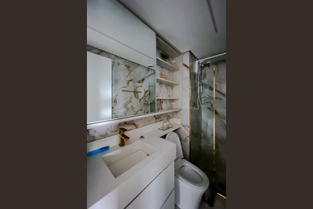 Banheiro de apartamento para alugar com 1 quarto, 34m² em Lapa de Baixo, São Paulo