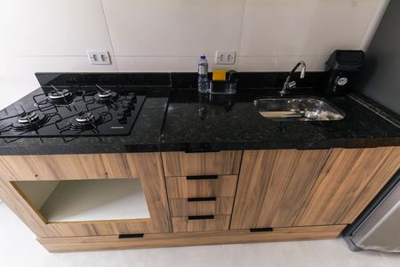 Studio para alugar com 25m², 1 quarto e sem vagaCozinha