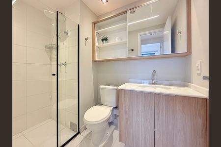 Apartamento para alugar com 34m², 1 quarto e sem vaga Apartamento para alugar com 34m², 1 quarto e sem vagaBanheiro