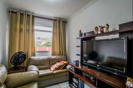 Sala de apartamento à venda com 2 quartos, 52m² em Vila Lutécia, Santo André