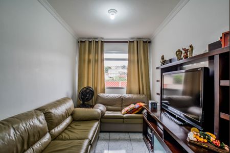 Sala de apartamento à venda com 2 quartos, 52m² em Vila Lutécia, Santo André