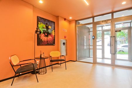 Apartamento à venda com 48m², 1 quarto e 1 vaga Apartamento à venda com 48m², 1 quarto e 1 vagaHall