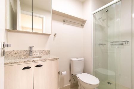 Apartamento para alugar com 36m², 1 quarto e sem vaga Apartamento para alugar com 36m², 1 quarto e sem vagaBanheiro