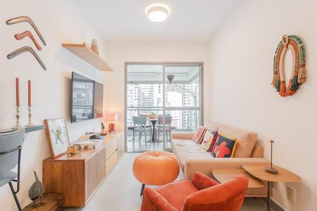 Sala de apartamento para alugar com 1 quarto, 49m² em Pinheiros, São Paulo