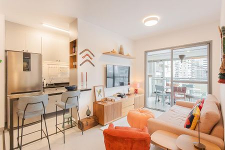 Sala de apartamento para alugar com 1 quarto, 49m² em Pinheiros, São Paulo
