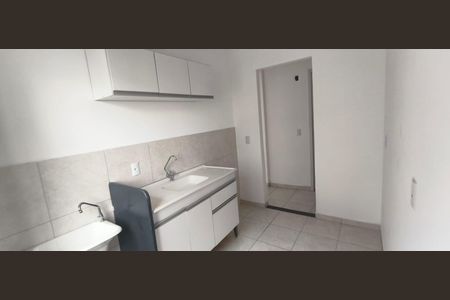 Cozinha de apartamento para alugar com 1 quarto, 48m² em Vila Rica, Lagoa Santa