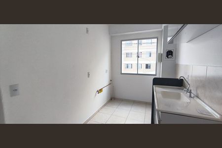 Cozinha de apartamento para alugar com 1 quarto, 48m² em Vila Rica, Lagoa Santa