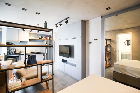 Studio para alugar com 33m², 1 quarto e 1 vaga