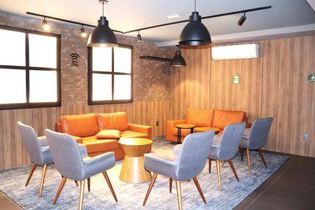 Studio à venda com 37m², 1 quarto e sem vagaSalão de Festas