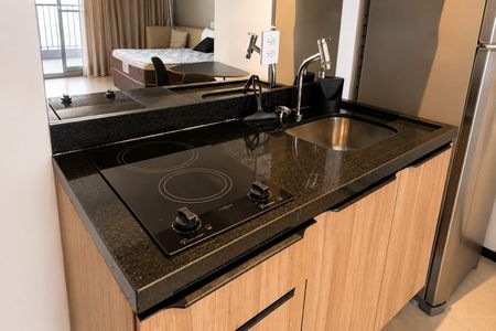 Studio à venda com 37m², 1 quarto e sem vaga Studio à venda com 37m², 1 quarto e sem vagaCozinha