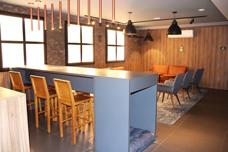 Studio à venda com 37m², 1 quarto e sem vagaSalão de Festas