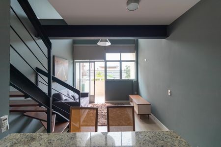 Studio para alugar com 70m², 1 quarto e 1 vagaSalas