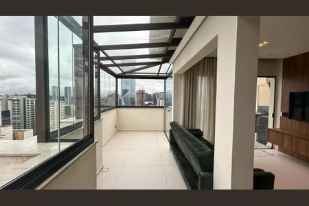 Varanda de apartamento para alugar com 1 quarto, 79m² em Santo Amaro, São Paulo