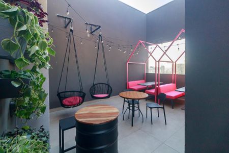 Área comum de kitnet/studio para alugar com 1 quarto, 25m² em Brooklin, São Paulo