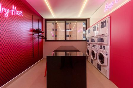 Área comum de kitnet/studio para alugar com 1 quarto, 25m² em Brooklin, São Paulo