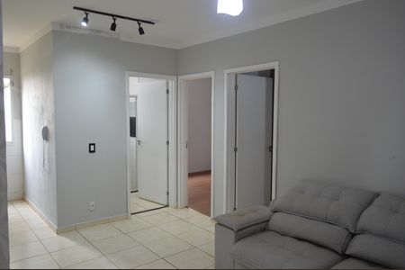 Sala de apartamento para alugar com 2 quartos, 56m² em Jardim Heitor Rigon, Ribeirão Preto