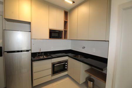Cozinha de apartamento para alugar com 1 quarto, 34m² em Jardim Esplanada, São José dos Campos