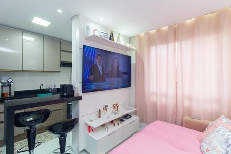 Sala de apartamento para alugar com 2 quartos, 43m² em Vila Carmosina, São Paulo