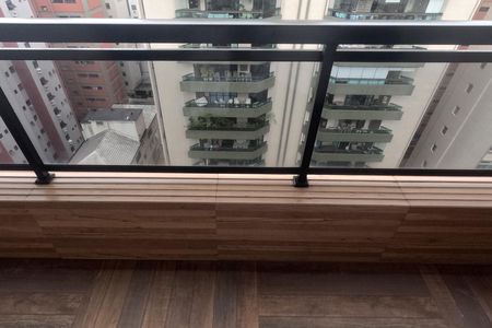Apartamento para alugar com 116m², 3 quartos e 2 vagasVaranda da Sala de estar e jantar