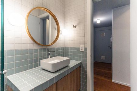 Studio para alugar com 42m², 1 quarto e sem vaga Studio para alugar com 42m², 1 quarto e sem vagaBanheiro
