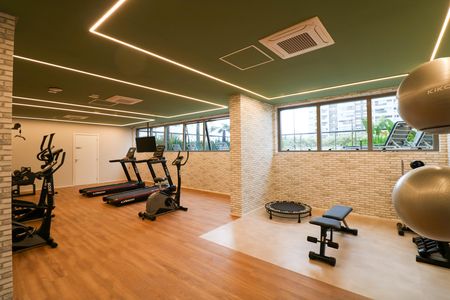 Studio para alugar com 24m², 1 quarto e sem vaga Studio para alugar com 24m², 1 quarto e sem vagaÁrea comum - Academia