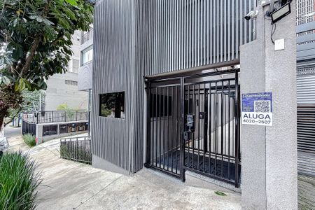 Studio para alugar com 27m², 1 quarto e sem vagaFachada - Plaquinha