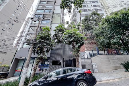 Studio para alugar com 27m², 1 quarto e sem vagaFachada - Plaquinha