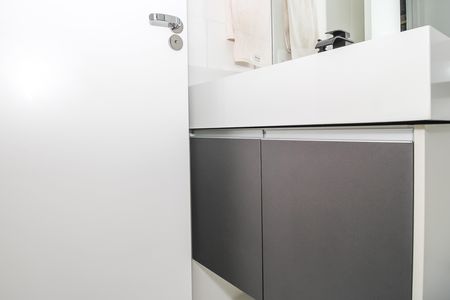 Banheiro de apartamento à venda com 2 quartos, 82m² em Residencial Parque da Lapa, São Paulo
