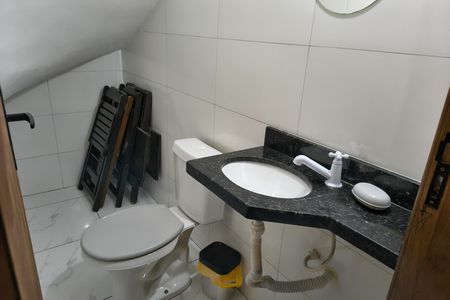 Casa de condomínio para alugar com 61m², 2 quartos e 1 vagaLavabo 
